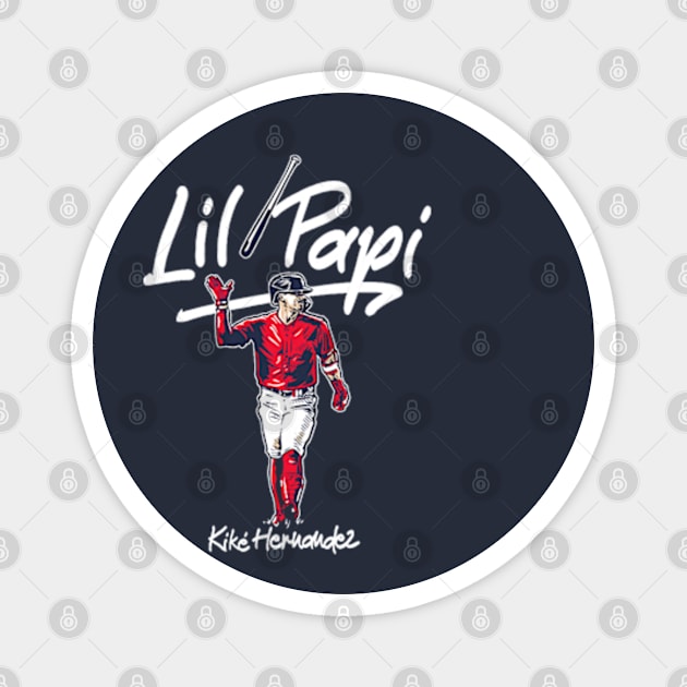 Kike Hernandez Lil Papi Magnet by KraemerShop